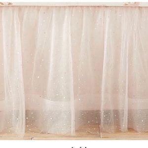 Pottery barn kids iridescent sequin blush crib skirt